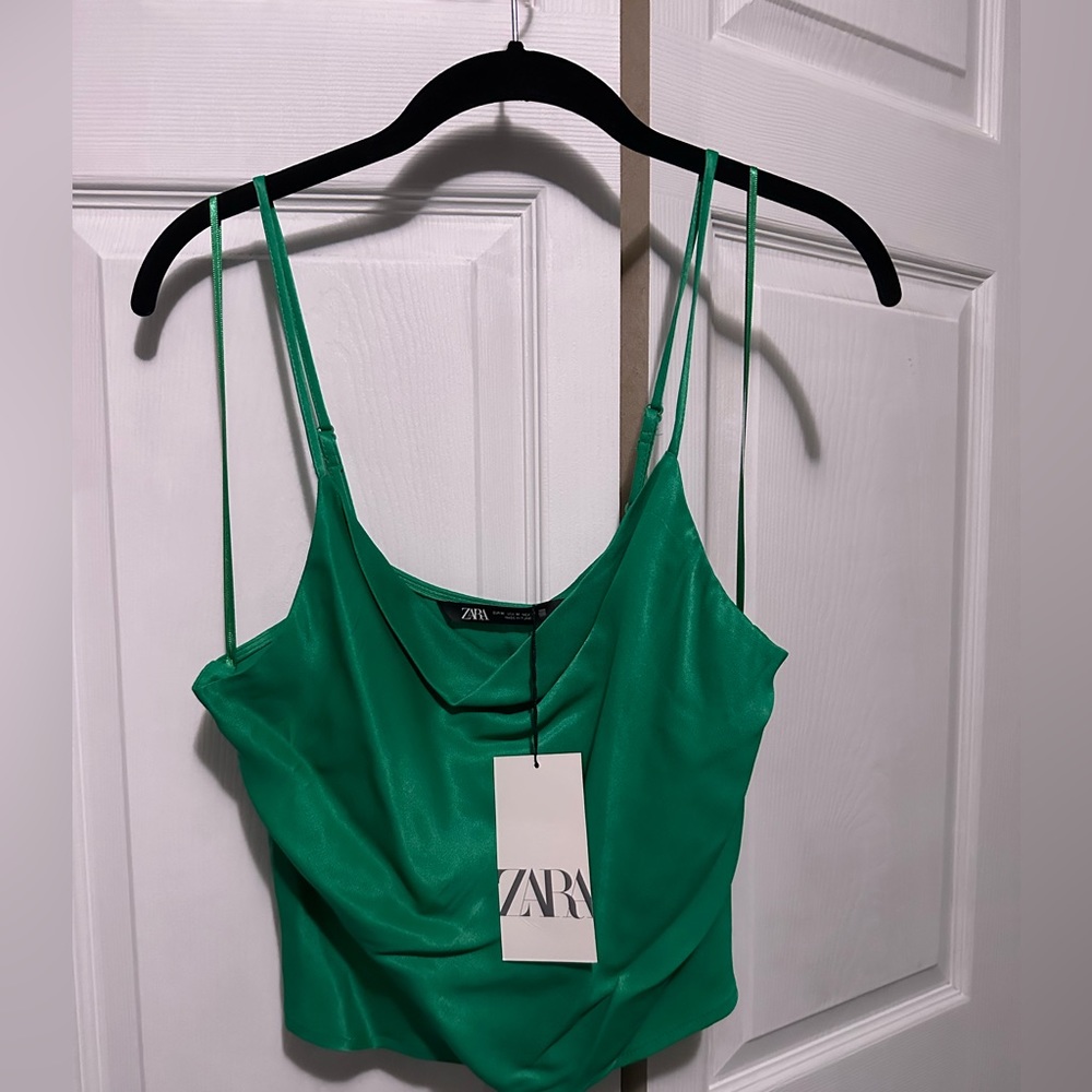 Zara silk top